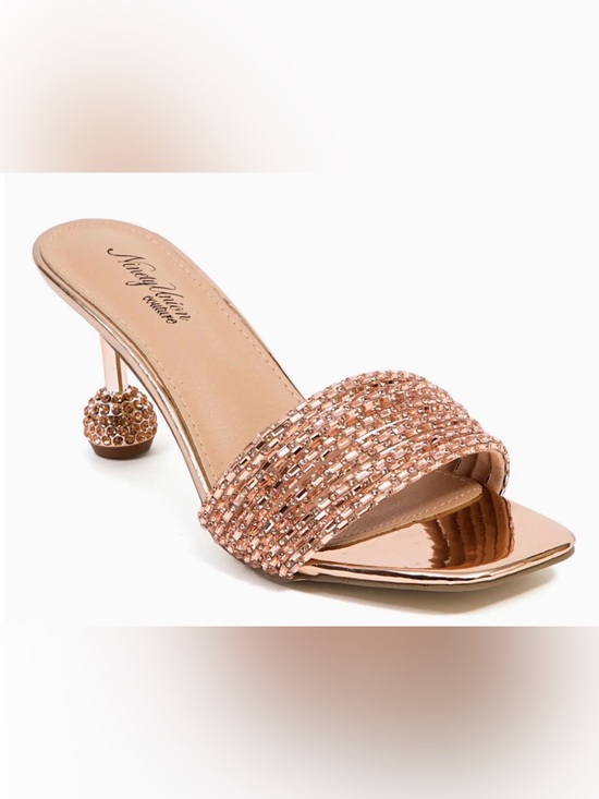 Ninety Union Shoes - Ninety Union | Sassy Rhinestone Slip On Sandals